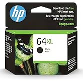 HP 64XL Black High-yield Ink Cartridge | Works with HP ENVY Inspire 7950e; ENVY Photo 6200, 7100, 7800; Tango Series | Eligib