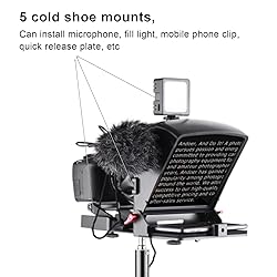 Teleprompter for Smartphone Tablet DSLR Portable