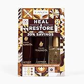 L'ANZA Keratin Healing Oil Trio Hair Kit, Restorative Lustrous Shampoo, Conditioner & Keratin Oil Treatment Serum in a Gift Box, Luxury Hair Care Kit For Dry, Damaged Locks (10.1/8.5/3.4 Fl Oz)