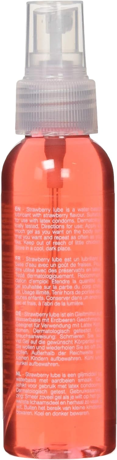 SHOTS Strawberry Lubricant Gel, 100 ml, Red, 100 ml (Pack of 1) - Image 3