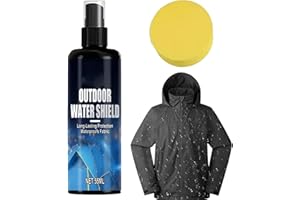 Waterproof Spray - Outdoor Backpack Water Shield - Rainproof Coating Spray for Shoes Canvas Fabric Tent Sneaker Furniture Boo