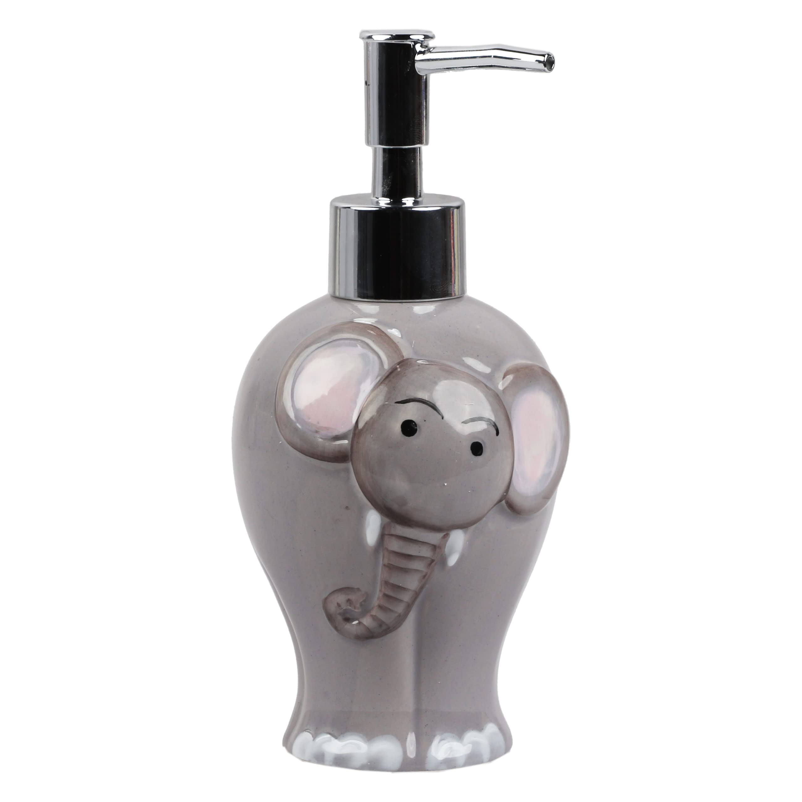 Servette Home Elephant Soap Dispenser with Pump for Bathroom or Kitchen Sink — image 1