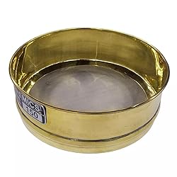 Standard Brass Sand Test Sieve Set with Lid & Pan