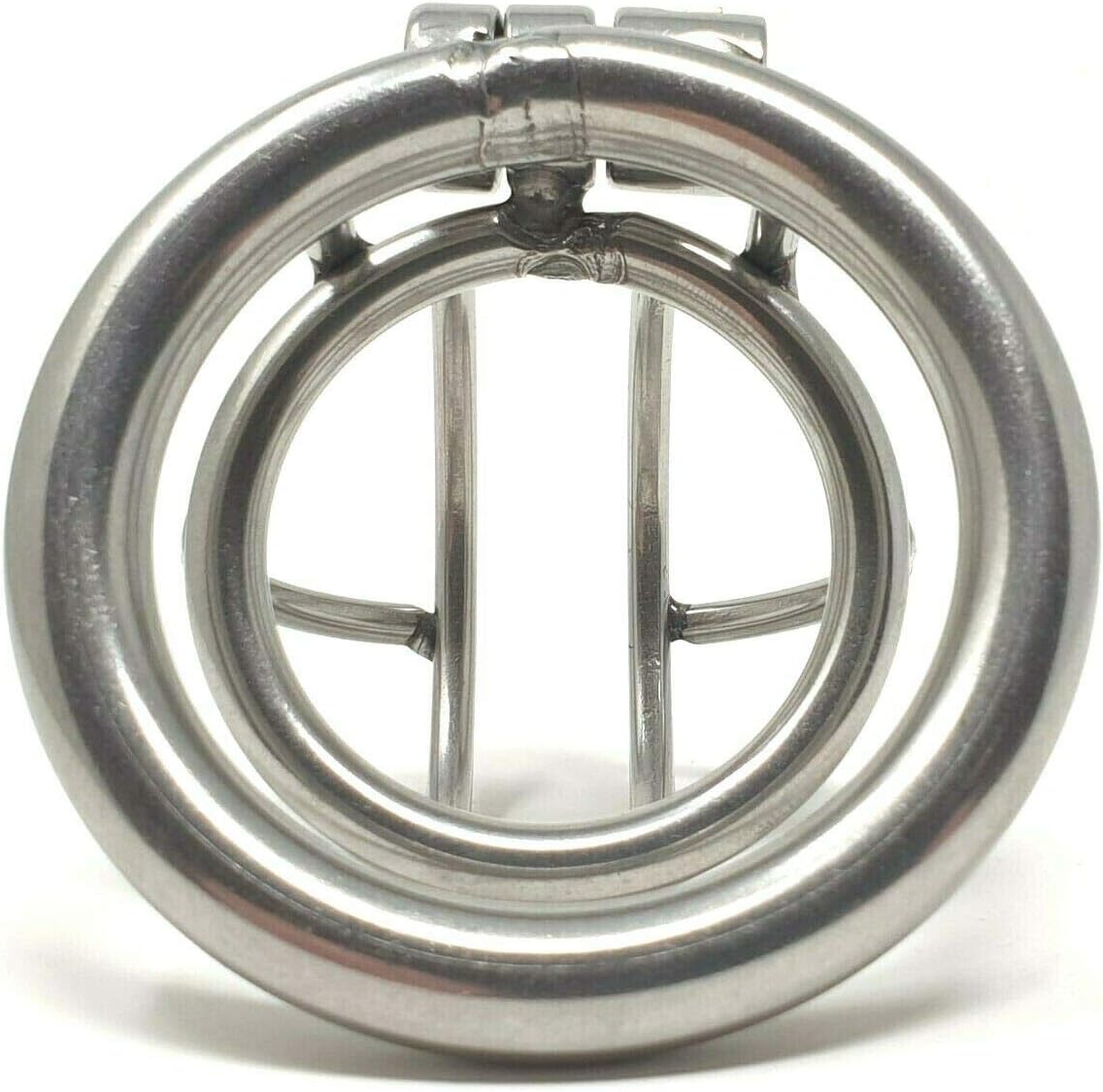 Bondage Masters Male Chastity Device with Ultra Short Lightweight Cage, Black - Image 5