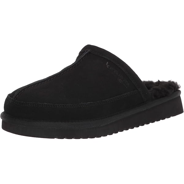 Koolaburra Men\'s Black Buree Black Koolaburra By Ugg Mens Burree Slipper | Rack Room Shoes main image 4