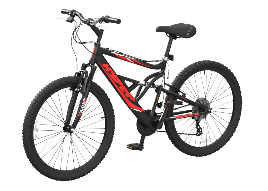 Hyper Bicycle Men's 26 Shocker Mountain Bike, Black