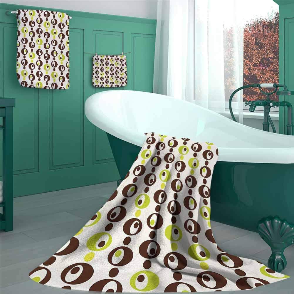 Geometric Luxury Decorative European Bath Towel(3Piece