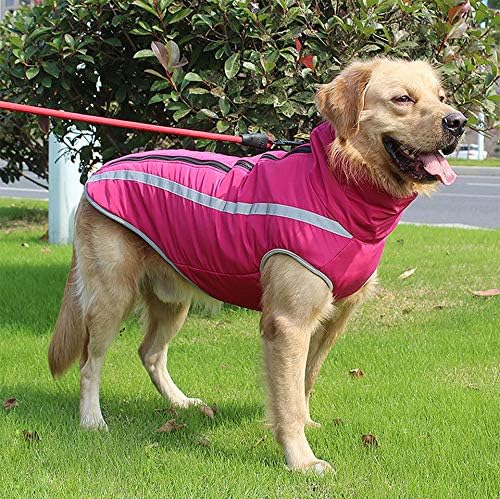 Idepet Waterproof Dog Coat Winter Warm Jacket,Windproof Pet Clothes Dog Jacket Outfit for Small Medium Large Dogs with Harness Hole XL-6XL - Image 3