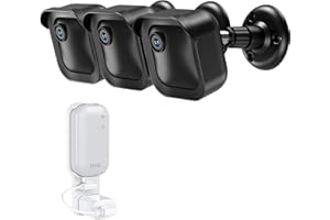 HomeMount All-New Blink Outdoor Camera Mount, 3Pack Weatherproof Protective Housing with 360° Adjustable Bracket and Sync Module Mount, Compatible with Blink Outdoor 4th & 3rd Gen Cameras
