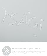 YSAGi Non-Slip Desk Pad 90x43 cm Waterproof PVC Leather Large Mouse Pad Silver view 4