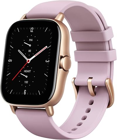 Amazfit GTS 2e Smartwatch Lilac Purple (Renewed) Thin Light Bezel-less