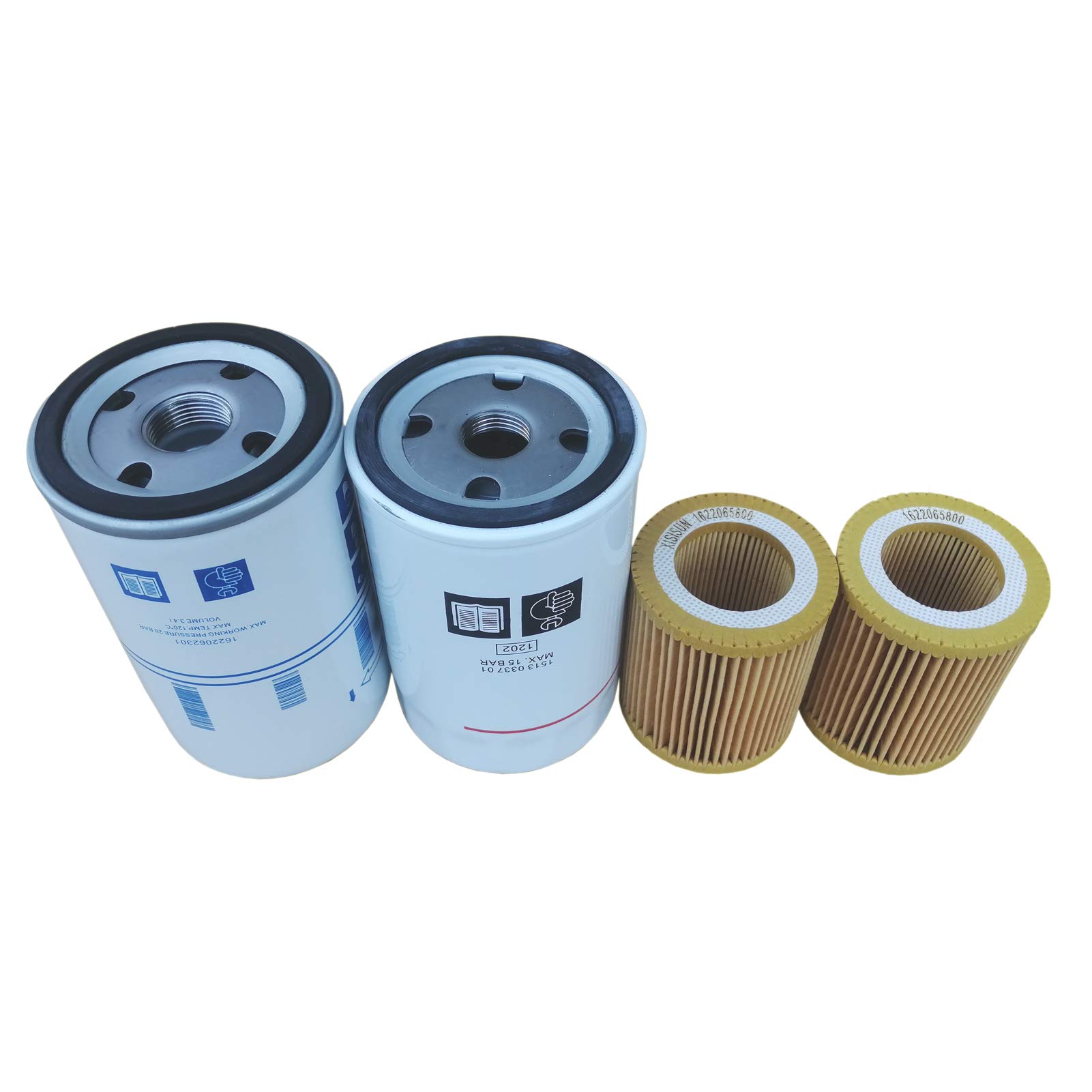 Photo 1 of 2901086501 XISISUN Filter Kit Compatible and Suitable Air Compressor GX2 GX3 GX5 Filter Maintenance Package Replacement Parts 1622065800 1513033701 1622062301