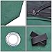 8x8 Ft Garden Canopy Gazebo Replacement Top Green