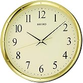 SEIKO 12" Ultra-Modern Gold-Tone Wall Clock