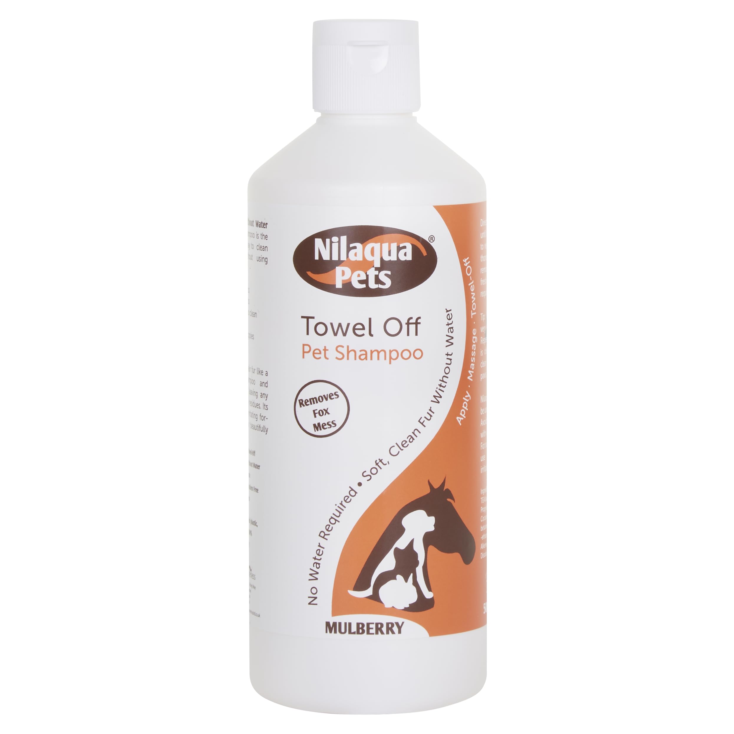 Waterless Nilaqua Towel-Off Pet Shampoo 500Ml