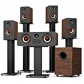 Flagship True 5.1.4 Hi-Fi System Sound Bar with Dolby Atmos, 900 W Home Theater Surround Sound System for TV, Center Speaker with 4 Surrounds, 25 Hz Subwoofer, HiFi-Grade Crossover, Soundbar, eARC