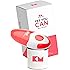 Kitchen Mama Electric Can Opener: Open Your Cans with A Simple Push of Button - No Sharp Edge, Food-Safe and Battery Operated Handheld Can Opener(Red)