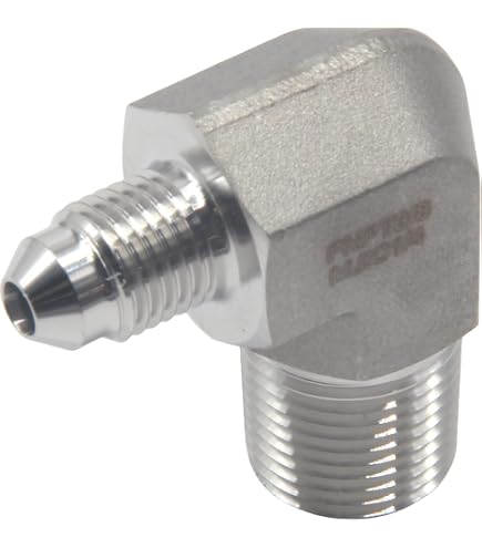 Conector Hidráulico Giratorio 90° - 1/2" JIC Hembra X 3/8" NPT Macho, Marca Gates