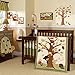 Lambs & Ivy Forest/Woodland 7 Piece Crib Bedding Set - Echo - Brown/Beige