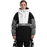 GSOU SNOW Ski Jacket Waterproof Windproof Snowboarding Men Women Insulated Warm Fabric