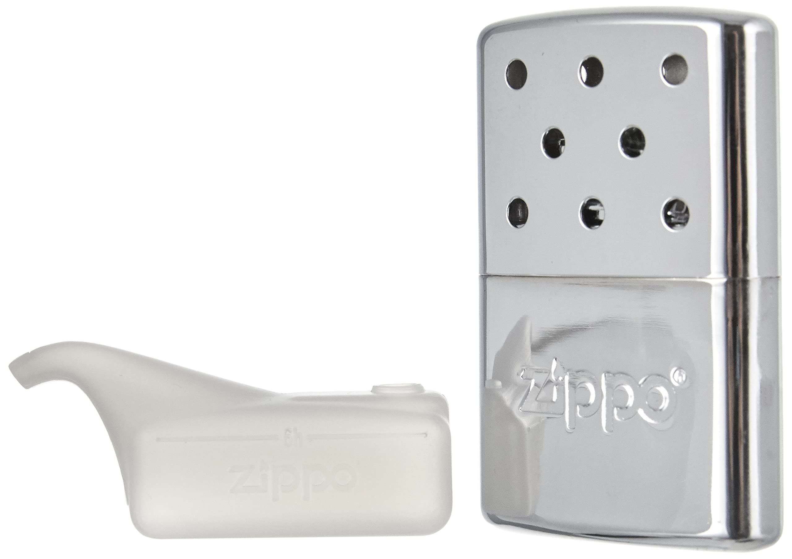 Zippo 12 Hour Refillable Hand Warmer | Portable, Refillable, Odorless | Works with Zippo Lighter Fluid | Includes easy fill technology, 2.5X more heat than disposables | Perfect for Camping, Fishing