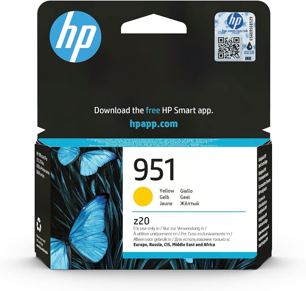 HP CN052AE 951 Yellow Original Ink Cartridge for Officejet Pro