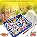 Zhisheng You Wooden 32-Piece Fishes Basic Educational Development Wooden Magnetic Bath Fishing Travel Table Game, Birthday Gift Toy for age 3 4 5 Year Old Kid Children Baby Toddler Boy Girl Magnet Toy