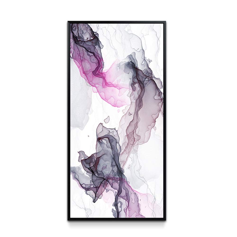 Zr シンプルなぶら下げ絵画 リビングルームのダイニング廊下 壁画の縦壁絵画 再販ご予約限定送料無料 16インチ 32インチ モダンな抽象的装飾絵画 白 B07t49hdsh フラットフレーム印刷に適しています 色 Pattern C