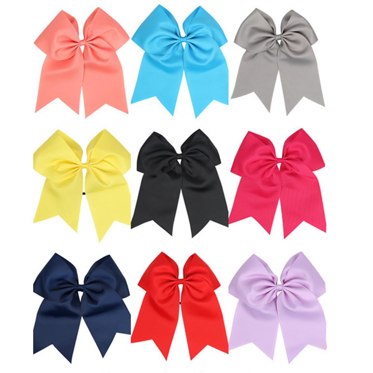 Photo 1 of 10Pcs Large Bows Ponytail Holder Long Bowknot Hair Bows Elastics Hair Ribbon Hair Rope Ponytail Holder Accessories Elastic Hair Tie Hair Scrunchies with Ribbon Bow, Random Color