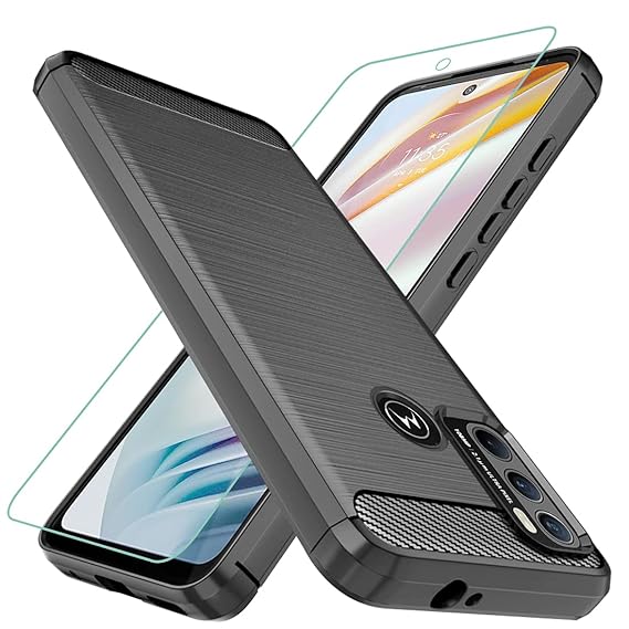 Osophter for Moto G40 Fusion Case Moto G60 Case with Screen Protector