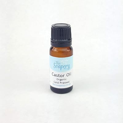The Soapery Organic Castor Oil 10ml Cold Pressed 100% Pure