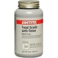Loctite 1167237 White LB 8014 Food Grade Anti-Seize Lubricant, -20 Degree F Lower Temperature Rating to 750 Degree F Upper Temperature Rating, 8 fl. oz. Brush Top Can