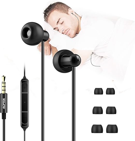 AGPTEK Sleep Earbuds Sleeping Headphones, Ultra Soft Comfortable Noise