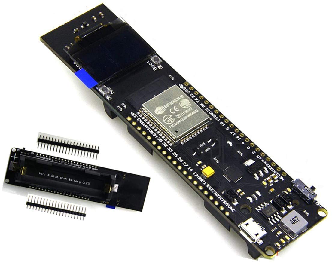 Wifi Bluetooth Batería ESP32 ESP-32 herramienta de desarrollo OLED de 0.96 pulgadas WEMS TTGO