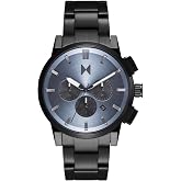 MVMT Chronograph II Men&rsquo;s Watch, Quartz Chronograph, 44mm, Stainless Steel Bracelet, 30M Water Resistant &ndash; Gift for Him