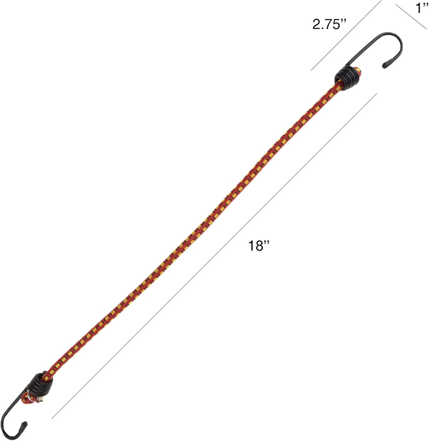 Stalwart 18" Bungee Cords - 10 Pack - - 