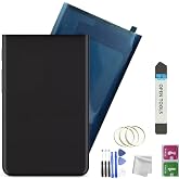 JMBTQ Pixel 8 Pro Back Glass Replacement for Google Pixel 8 Pro Back Cover Glass with Pre-Installed Tape +Tools (Obsidian/Black)