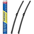 HRSNO Quality All-Season Premium Windshield Wiper Blade Replacement For Mercedes-Benz C43 AMG C300 2016-2020, Easy For Installation 22"+22"(pack of 2）