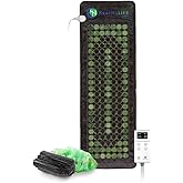 HealthyLine Natural Far Infrared Shoulder Heating Mat - Relieves Sore Muscles, Joints, Arthritis|Easy to Roll-up 72"x24"(Light & Firm)| Jade & Tourmaline Stone|Negative Ions|US FDA