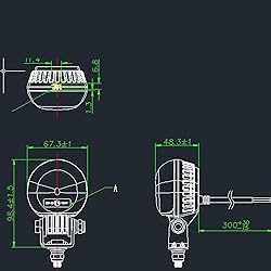 MGGi Forklift Light Warehouse Safety Warning Lamp