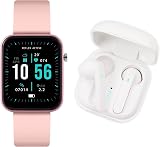 Reflex Active Series 13 Pink Smart Watch Heart Rate Music Earbuds IP68 view 1