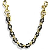 SOPKTA Bag Charms for Handbags Gold Purse Chain Bag Charm Chain | Bag Charm Chain has double-spring clasp for easy to handbags. Use as shoulder strap extender or Bag Accessories Charms