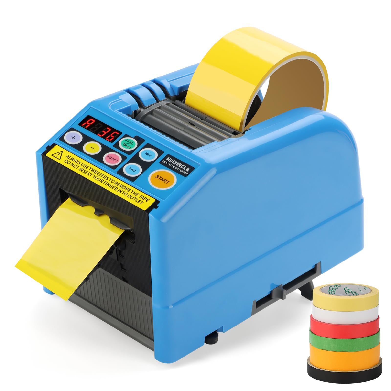 Photo 1 of Automatic Tape Dispenser,Ribbon Cutting Machine,6-60mm Width, 5-999mm Length, Ideal for Shipping, Schools, Restaurants, Business & Home