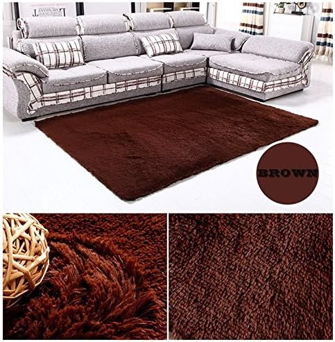 Kytree Fiber House Living Room Bedroom Carpet Anti-Skid Shaggy Area Rug Floor Mat