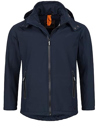 A. Salvarini Herren Softshell Funktions Outdoor Regen Jacke Sport Freizeitjacke AS098
