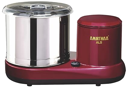 Amirthaa ALS Table Top Wet Grinder, 2L(Wine Red, ALS)