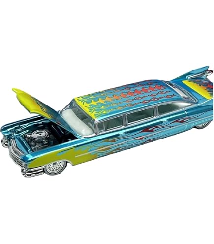 Amazon.com: 1959 Series 62 Limousine Blue Metallic with Flames The