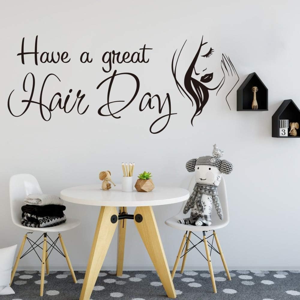 Tener Un Día De Peluquería Peluquería Tienda Apliques De Pared Peinado