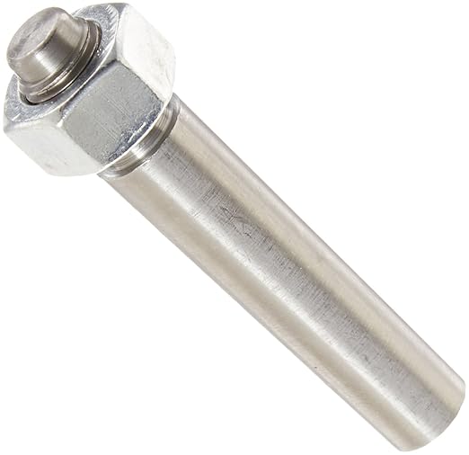 188 Stainless Steel Externally Threaded Taper Pin With Hex Nut, Plain