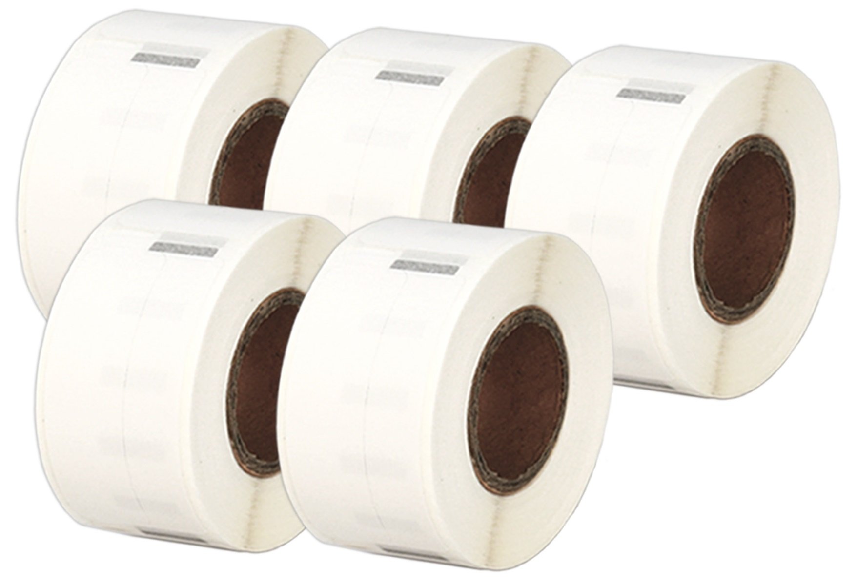 5 Compatible Rolls 99017 S0722460 50mm x 12mm Address Labels for LabelWriter 4XL 450 400 330 320 310 Twin Turbo Duo Seiko SLP 450 430 420 400 240 220 200 120 100 Pro Plus (220 Labels per Roll)